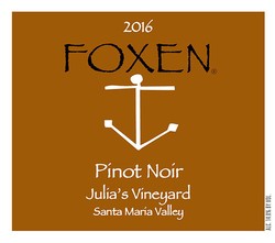 2016 Pinot Noir, Julia's Vineyard