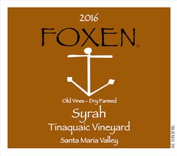 2016 Syrah, Tinaquaic Vineyard - Old Vines