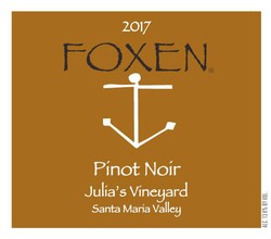 2017 Pinot Noir, Julia's Vineyard
