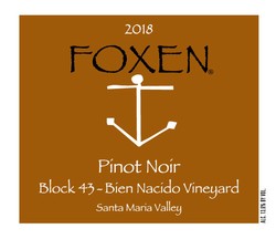2018 Pinot Noir, Bien Nacido Vineyard - Block 43