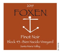 2019 Pinot Noir, Bien Nacido Vineyard - Block 43