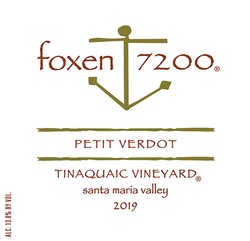 2019 Petit Verdot, Tinaquaic Vineyard
