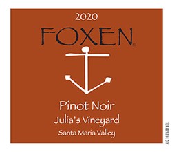 2020 Pinot Noir, Julia's Vineyard