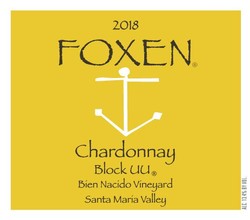 2018 Chardonnay, Bien Nacido Vineyard-Block UU