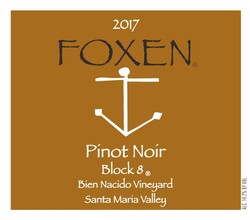 2017 Pinot Noir, Bien Nacido Vineyard - Block 8