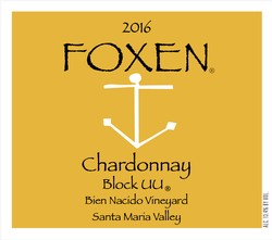 2016 Chardonnay, Bien Nacido Vineyard - Block UU
