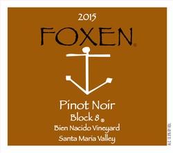 2015 Pinot Noir, Bien Nacido Vineyard - Block 8