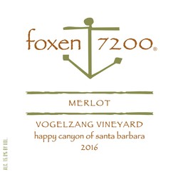 2016 Merlot, Vogelzang Vineyard