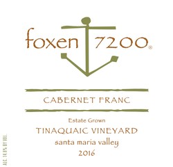 2016 Cabernet Franc, Tinaquaic Vineyard