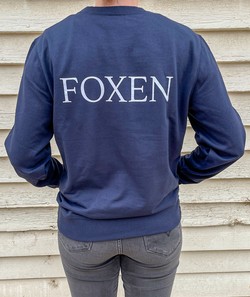 Navy Foxen Crewneck Sweatshirt