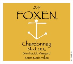 2017 Chardonnay, Bien Nacido Vineyard - Block UU