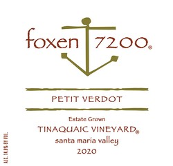 2020 Petit Verdot, Tinaquaic Vineyard