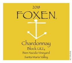 2018 Chardonnay, Bien Nacido Vineyard-Block UU
