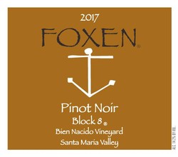 2017 Pinot Noir, Bien Nacido Vineyard - Block 8