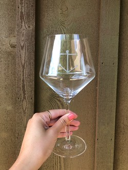 FOXEN Burgundy Glass