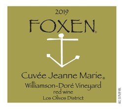 2019 Cuvée Jeanne Marie, Williamson-Doré Vineyard